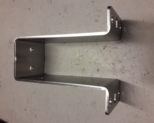 Sensor bracket 135 SST f/sensor rod static/oscill plas clamp